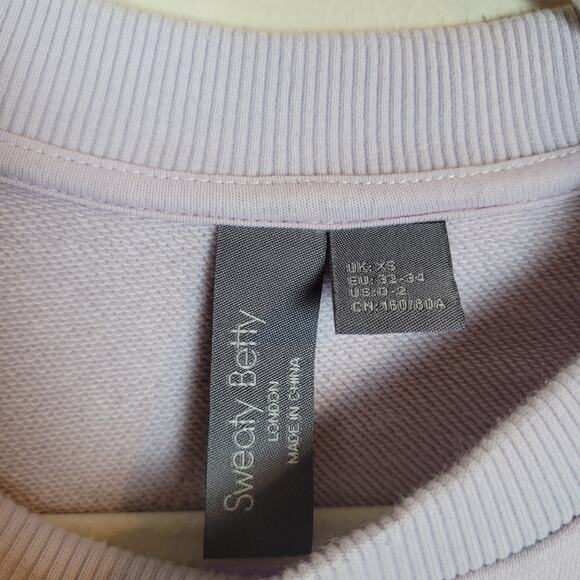 Sweaty Betty Revive T-Shirt Dress 0 2 Mistflower Purple Relaxed Comfy Loungewear - Picture 6 of 13